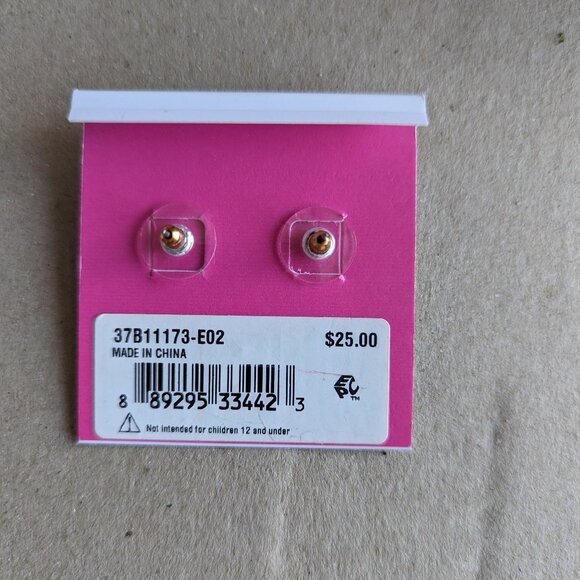 Starfish Earrings New With Tag Crystal Sparkly Sealife Ocean - Picture 3 of 4